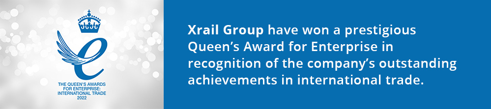 Xrail Group’s international trade excellence recognised with Queen’s Award for Enterprise